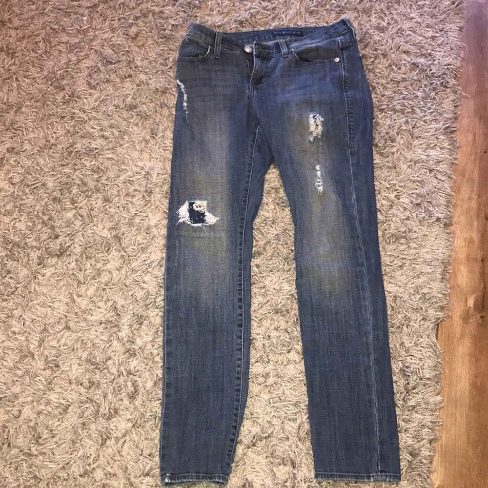Rock and republic ripped jeweled jeans